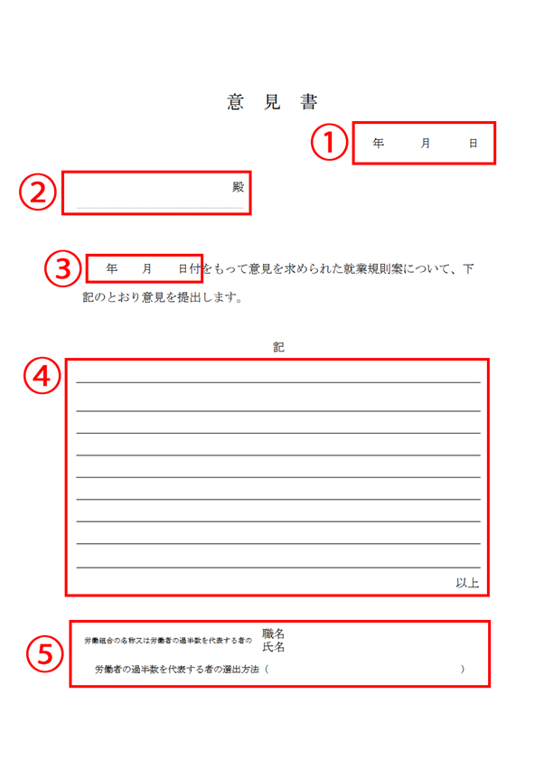 意見書
